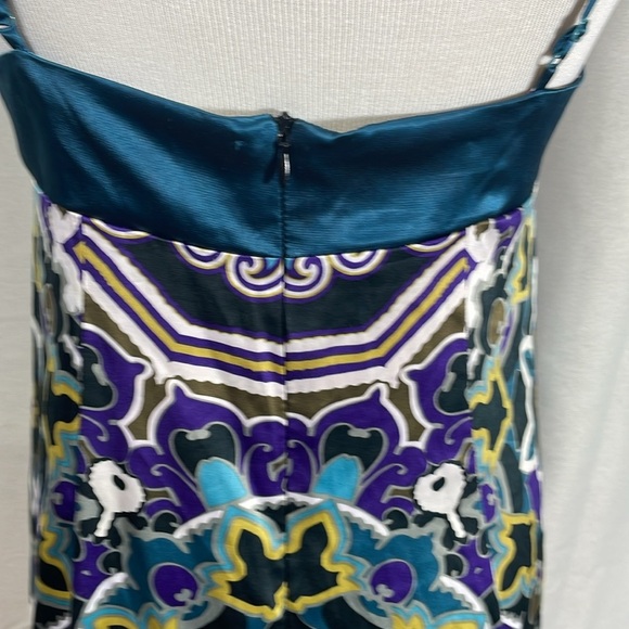 Y2k Ice Multicolor Scarf Dress Spaghetti straps - Picture 7 of 9